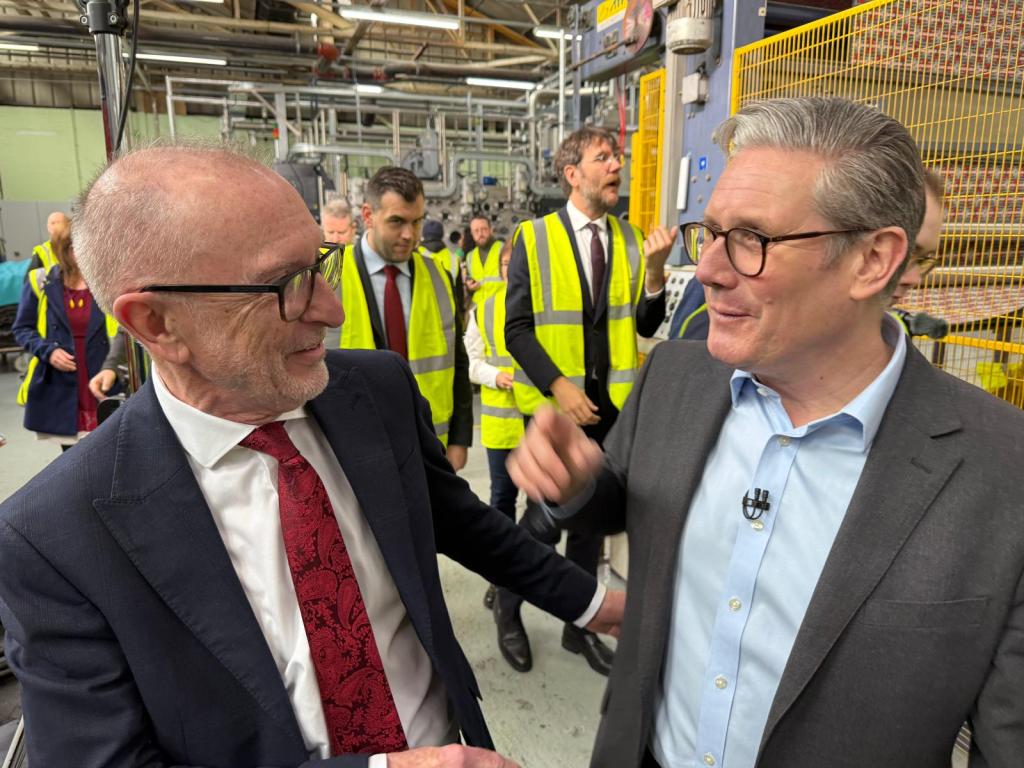 Prime Minister Visits Camira Fabrics’ in&nbsp;Meltham
