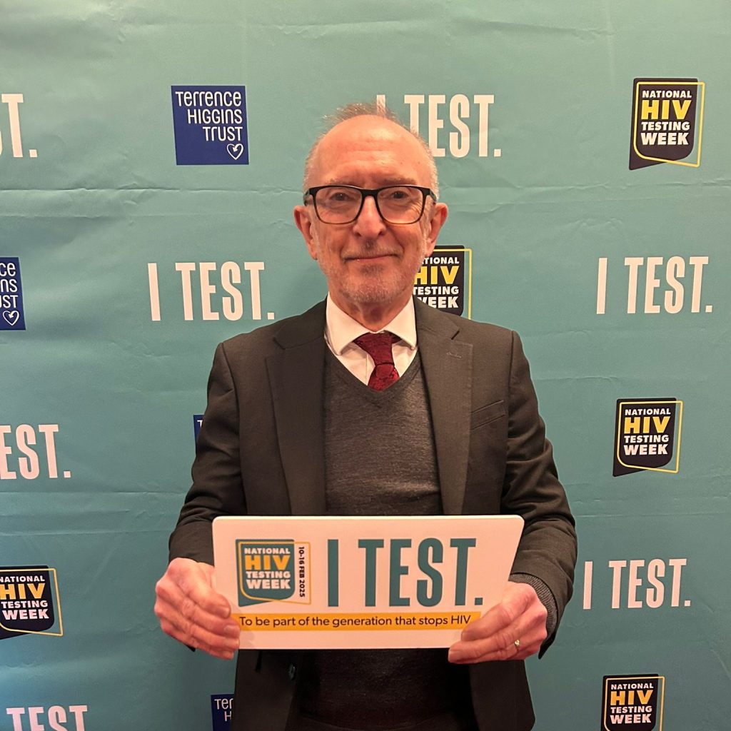 Paul Davies MP shows support for National HIV Testing&nbsp;Week