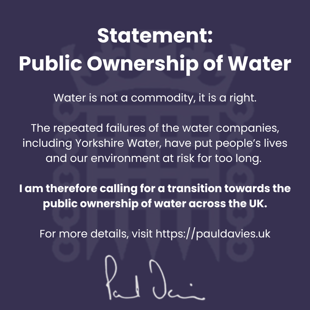 Statement: Public Ownership of&nbsp;Water